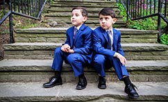 Twin Outdoor First Communion Portraits