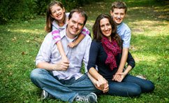 Family Portrait Session in a Park