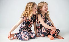 Twins Studio 5th Birthday Portraits