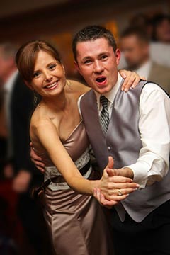 Cute Toronto Wedding Photography - Groom dancing with sister