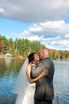 Toronto Wedding Photography - Kiss by the lake