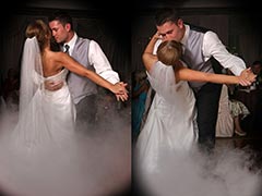 Toronto Wedding Photography - Dancing and dipping in smoke